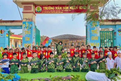 Video chào mừng ngày thành lập quân đội nhân dân Việt Nam 22/12 trường mầm non Nhân Bình (Khu B)